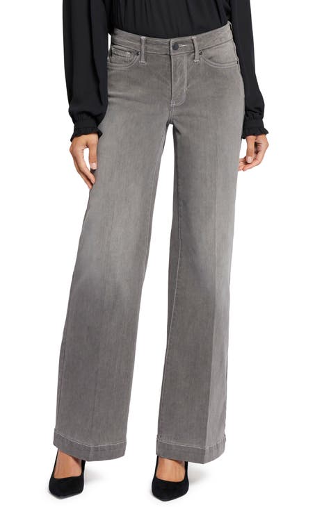 NYDJ Womens Dayla Wide Cuff Capris w/Embroidery in Dark Enzyme Wash :  : Clothing, Shoes & Accessories