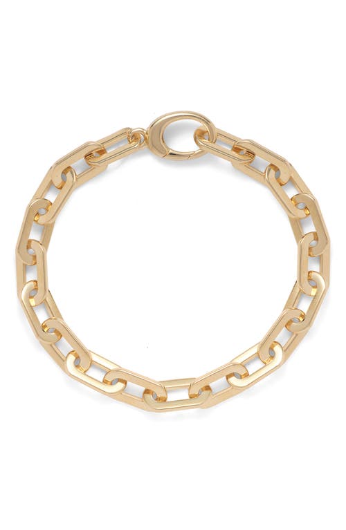 Shop Lady Grey Octagon Chain Bracelet In Gold