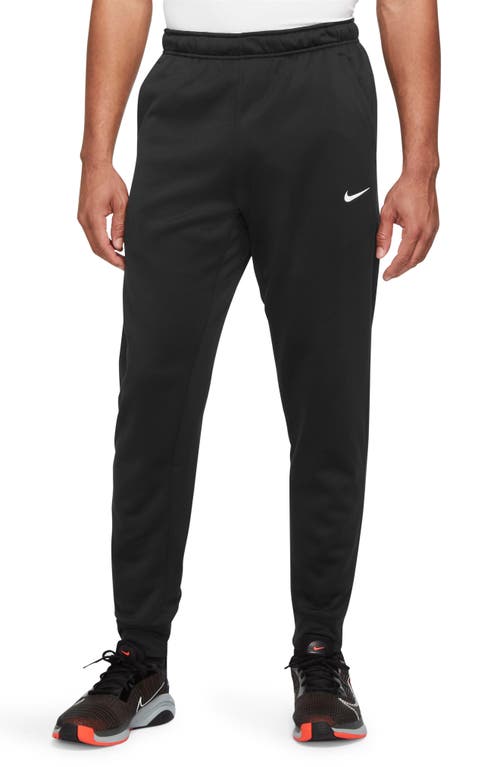 Nike Therma-fit Tapered Training Pants In Black