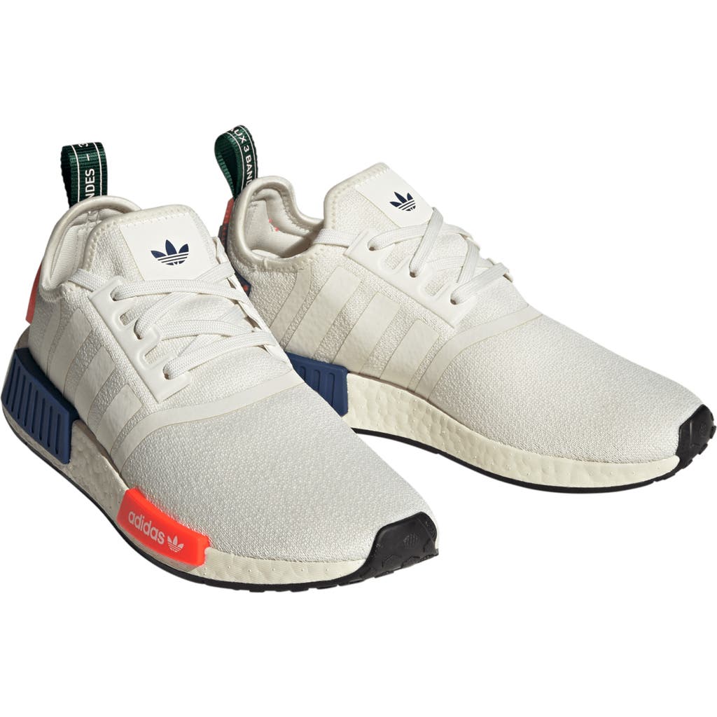 Adidas Originals Adidas Nmd R1 Running Shoe In White/off White/red