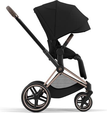 Priam 4 Rose Gold Black Compact Stroller