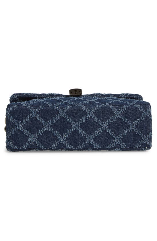 Kurt Geiger Medium Brixton Lock Crossbody Bag In Navy