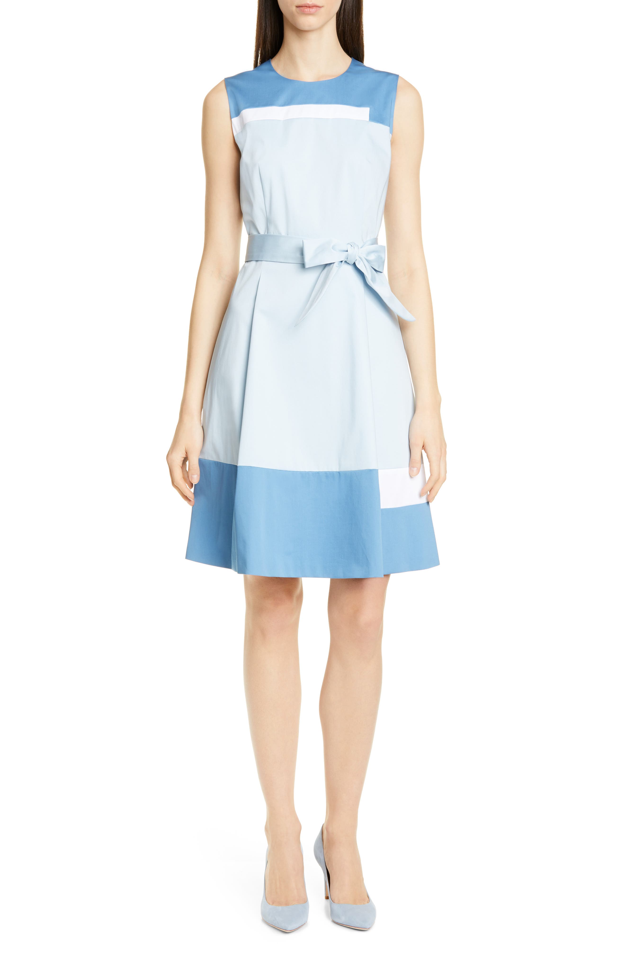 hugo boss color block dress