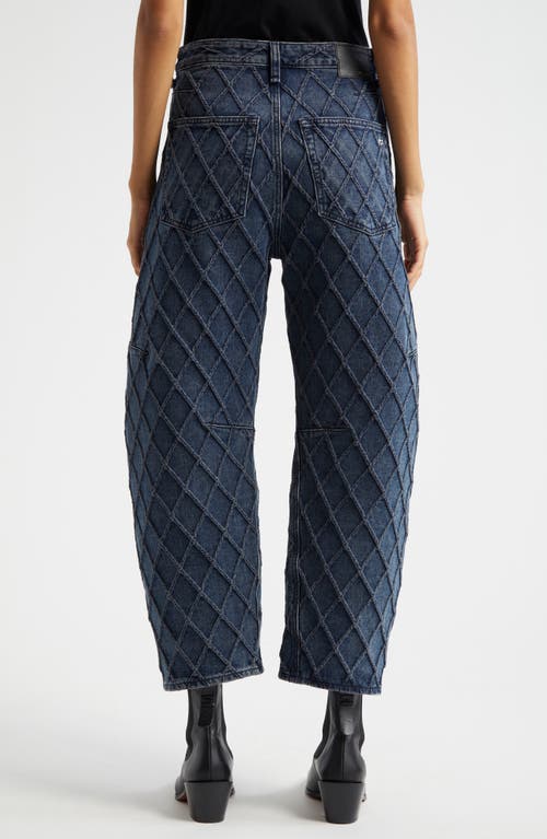 Shop Rag & Bone Charlie Quilted High Waist Barrel Jeans In Karina Ltd