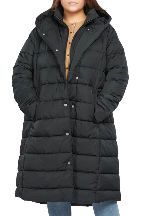 BARBOUR BUCHAN QUILTED HOODED LONGLINE PARKA