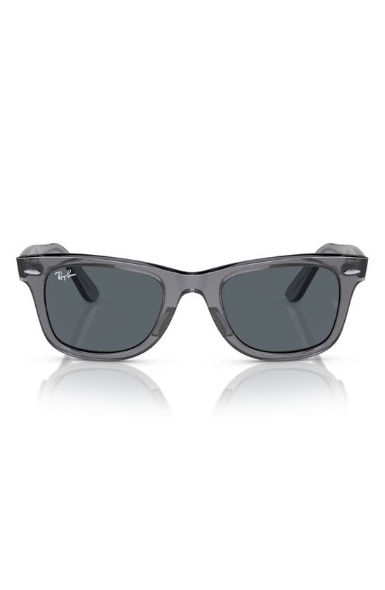 Shop Ray Ban Ray-ban Classic 50mm Wayfarer Sunglasses In Dark Grey