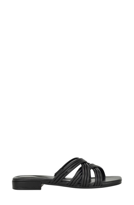 Shop Calvin Klein Trivy Slide Sandal In Blk01