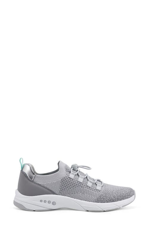 Shop Easy Spirit Astrid Pull-on Knit Sneaker In Medium Grey