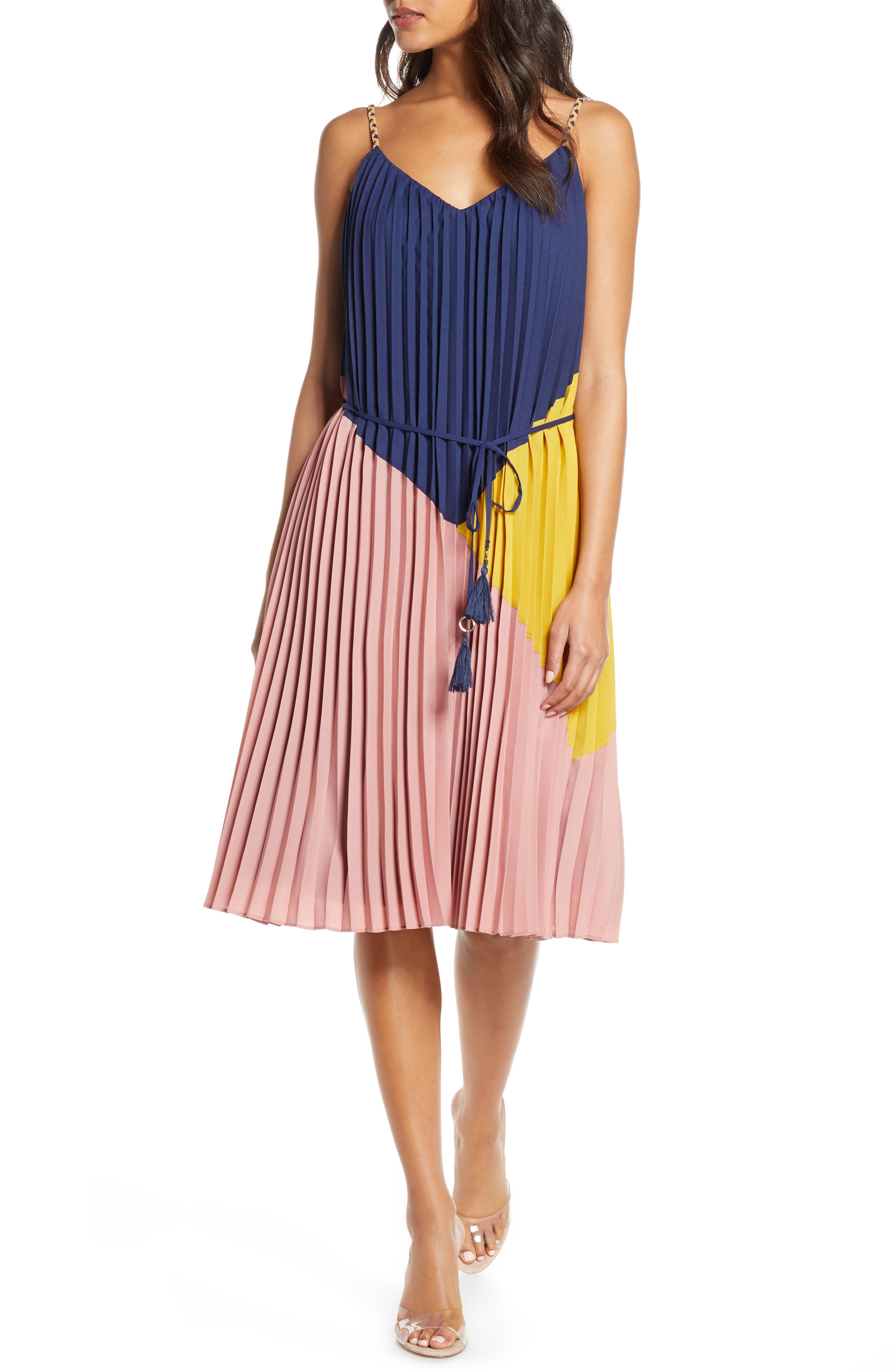 nordstrom pleated dress