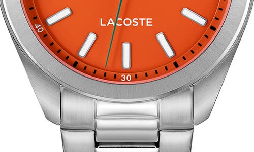 Shop Lacoste Monceau Bracelet Watch, 41mm In Orange