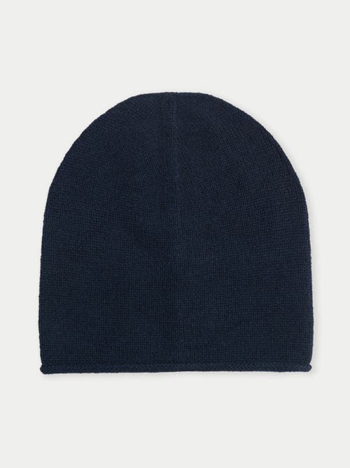 Gobi Cashmere Cashmere Hat And Sweater Set In Navy