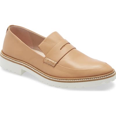 Ecco Incise Penny Loafer, Beige