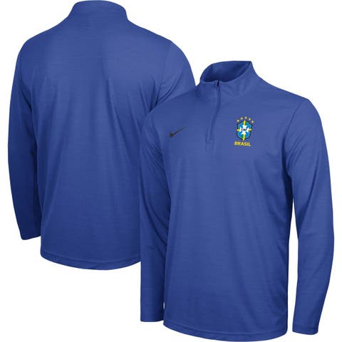 Men's Nike Royal New York Giants Sideline Lockup Performance Quarter-Zip Top Size: 3XL