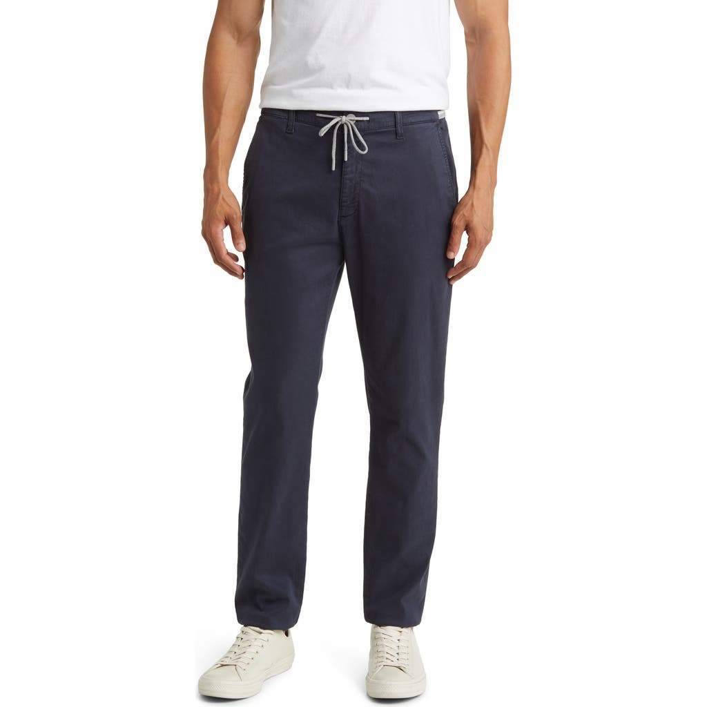 34 Heritage Formia Drawstring Pants In Navy Soft Touch