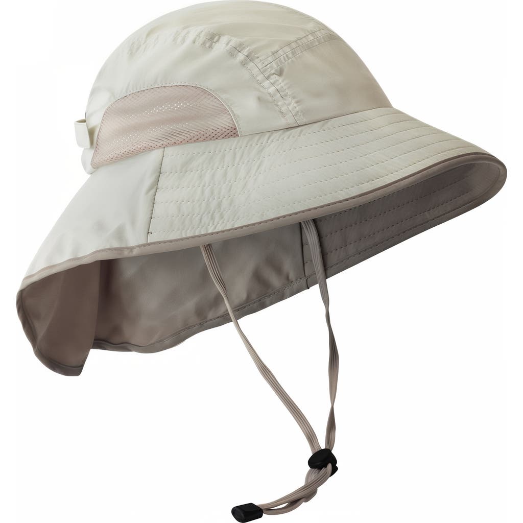 Uv Skinz Sun Shade Hat In Cream/tan