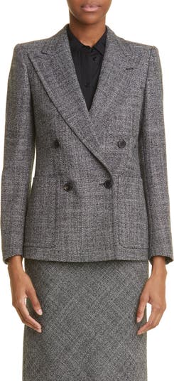 Dries Van Noten Beau Double Breasted Wool Tweed Blazer | Nordstrom