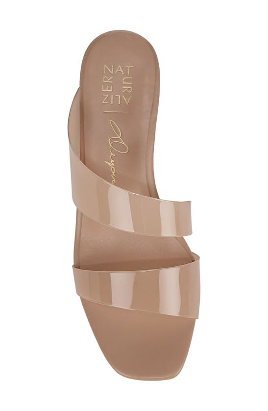 Shop Naturalizer Illuminate Block Heel Slide Sandal In Shade 3 Light