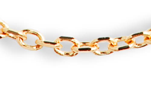Shop Anzie Cable Chain Necklace In Gold