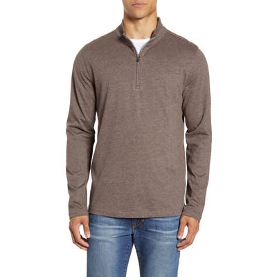 Faherty Suffolk Regular Fit Quarter Zip Pullover