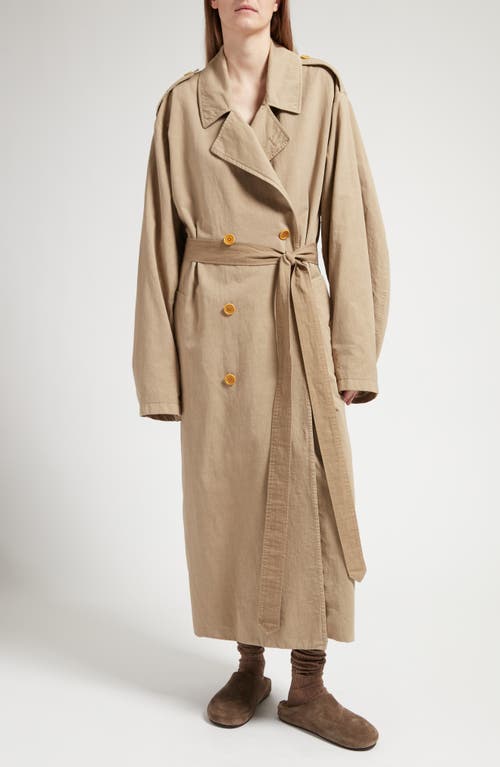 The Row Montrose Oversize Trench Coat in Taupe at Nordstrom, Size Medium