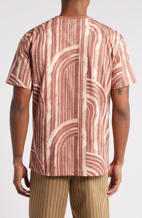 Shop Nordstrom X Harlem's Fashion Row House Of Aama Etched T-shirt In Tan Curved Lines