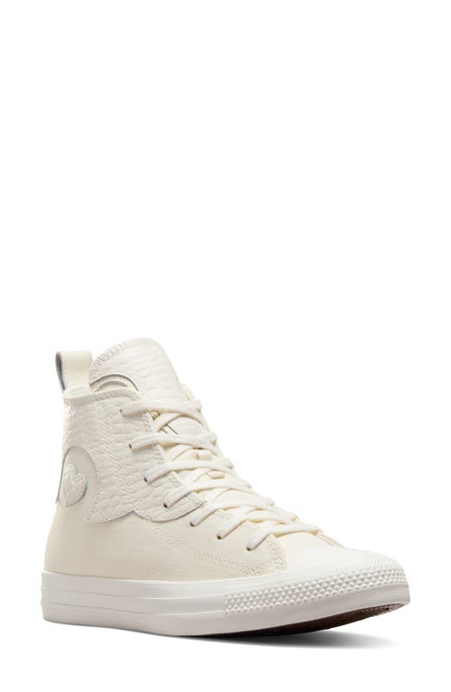 Converse Chuck Taylor® All Star® High Top Sneaker In Egret/vintage White/silver