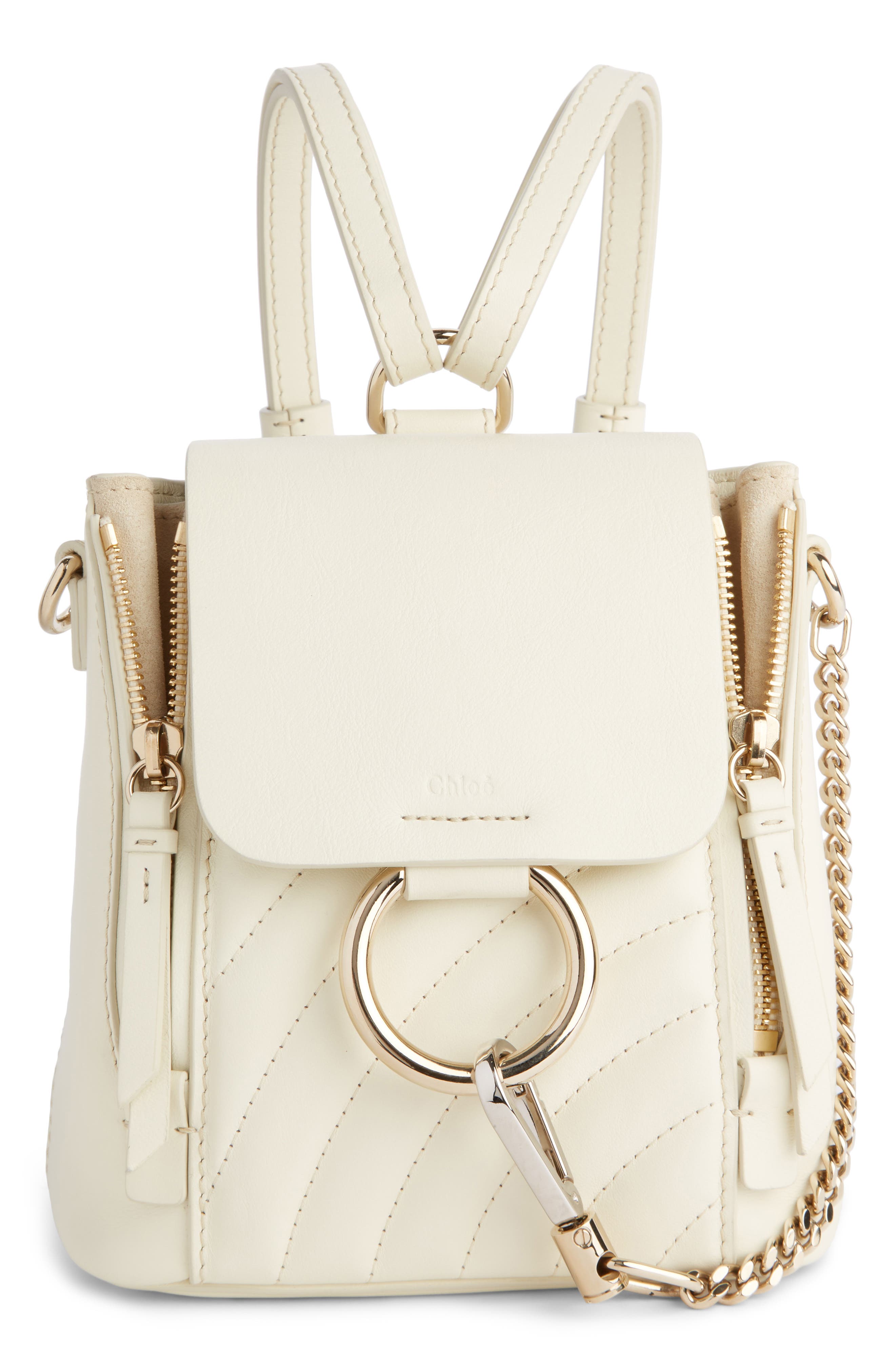 chloe quilted backpack