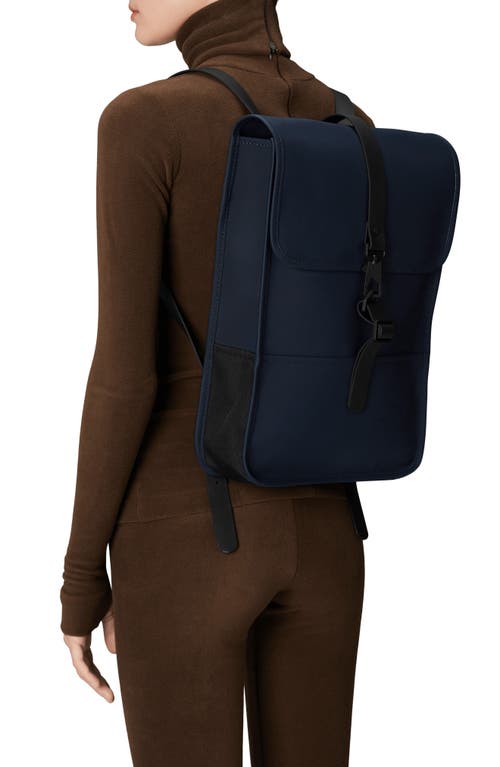 Rains Mini Waterproof Backpack In Navy