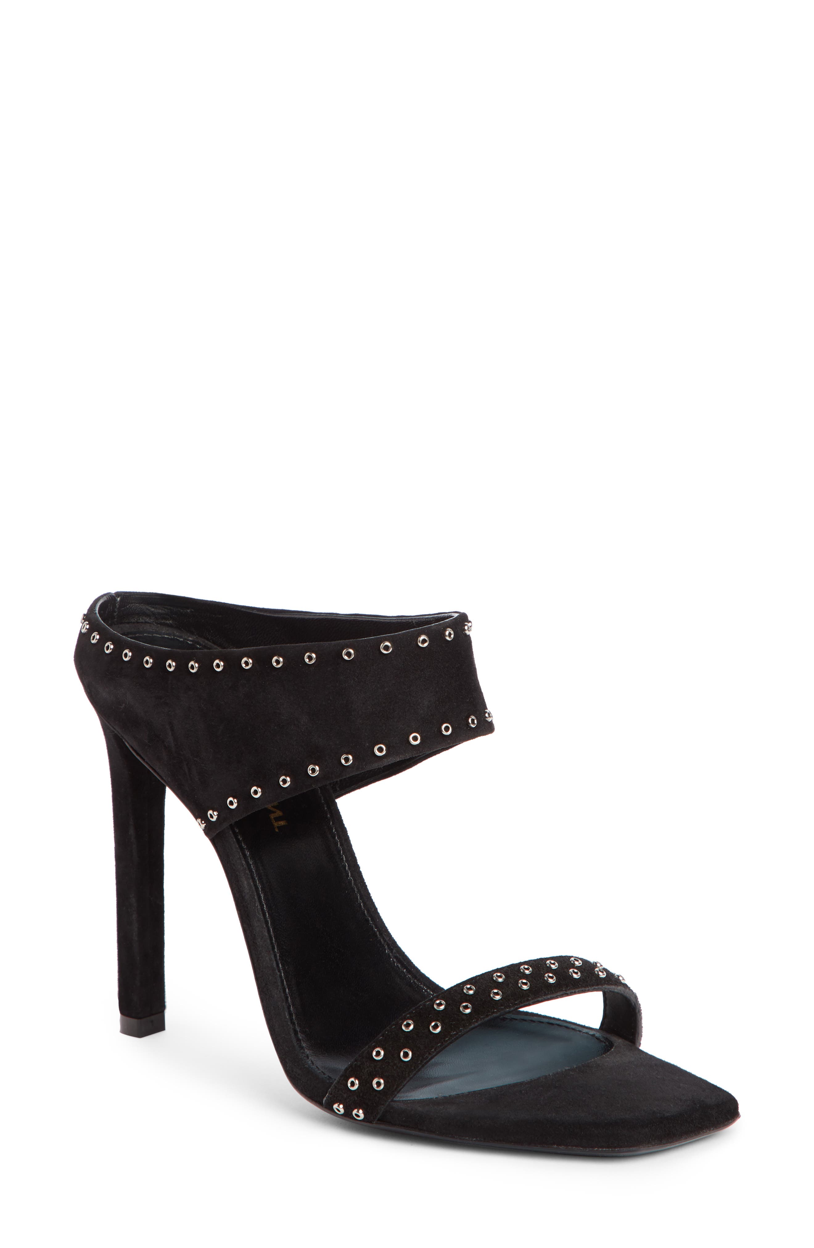 Saint Laurent Mica Grommet Slide Sandal