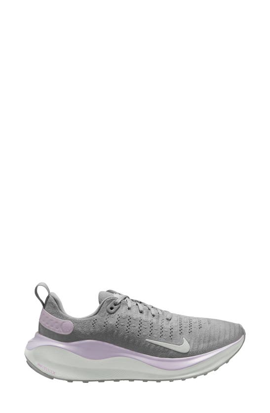 Shop Nike Infinityrn 4 Running Shoe In Smoke Grey/ White/ Grape