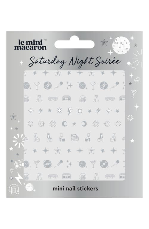 Mini Nail Stickers in Grey