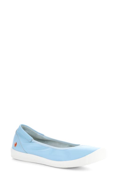 Ilme Ballet Flat in Sky Smooth Leather