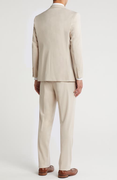 Braveman Classic Fit 3-piece Suit In Light Beige
