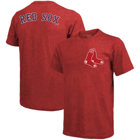Fanatics Boston Red Sox Franchise Poly Short Sleeve T-Shirt Blue
