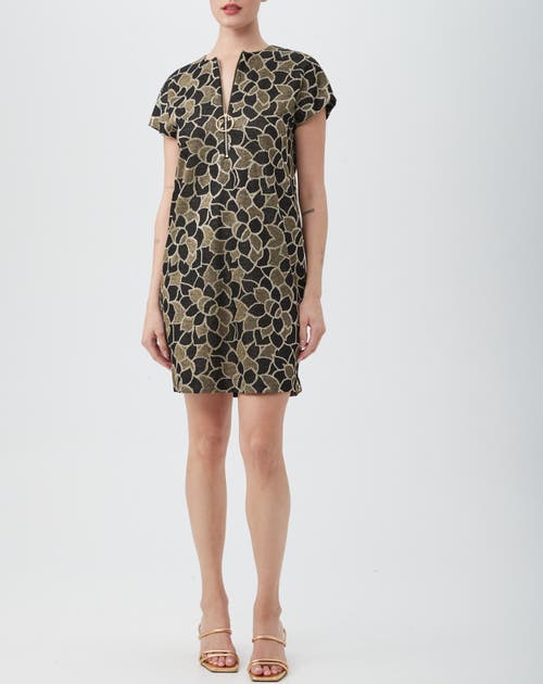 Trina Turk Hasil 2 Metallic Jacquard Knit Mini Dress In Multi