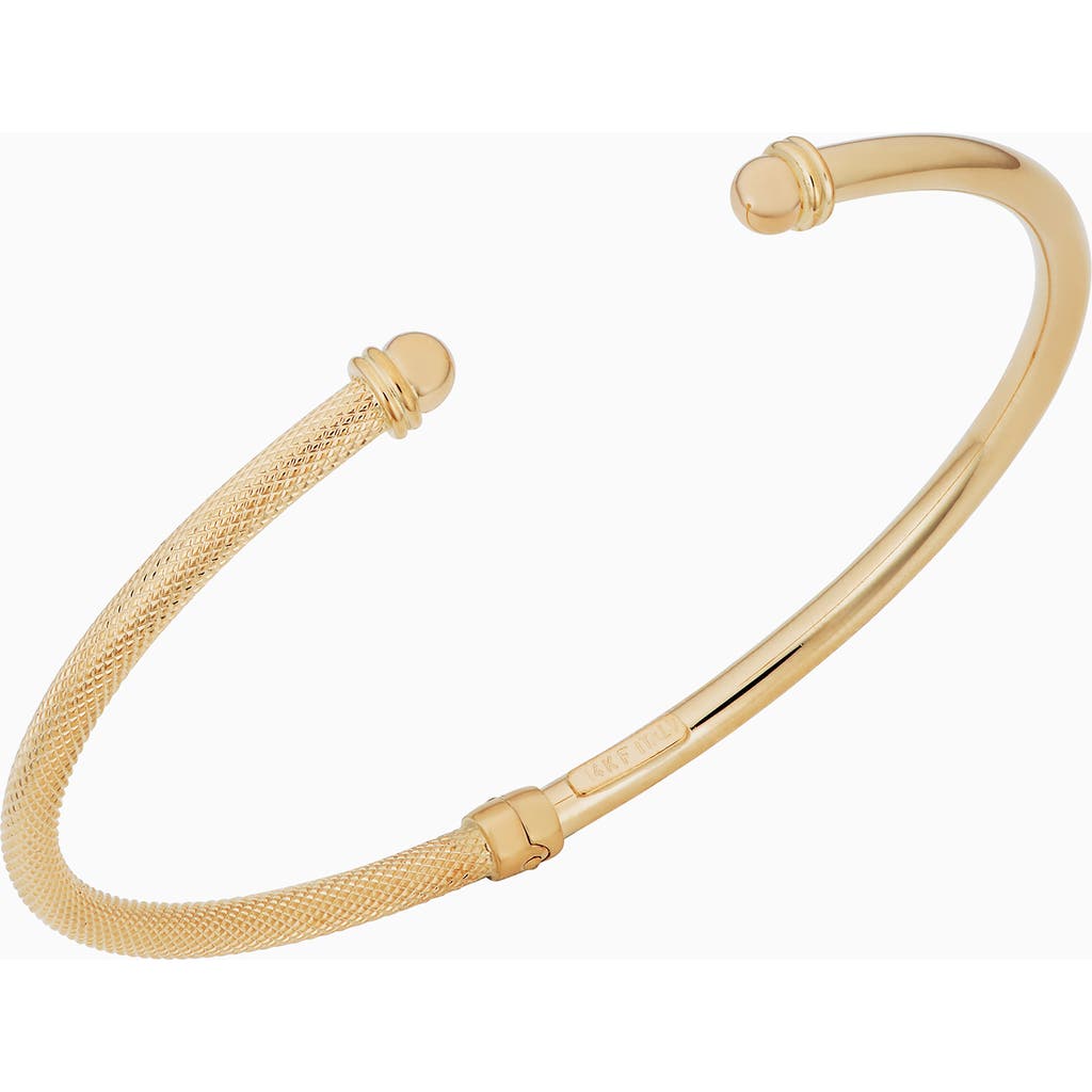 Oradina Red Carpet Cuff In Yellow Gold