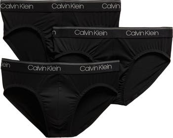 Calvin Klein Sport 3 Pack Micro Mesh Hip Briefs (S), Men's Fashion