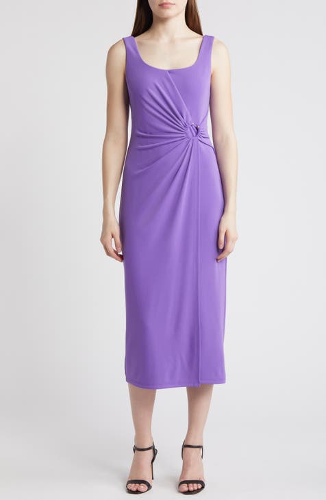 Anne klein purple dress best sale