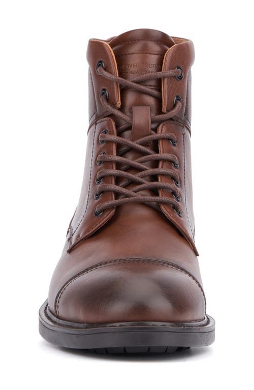 Reserve Footwear Caleb Combat Boot In Dark Brown