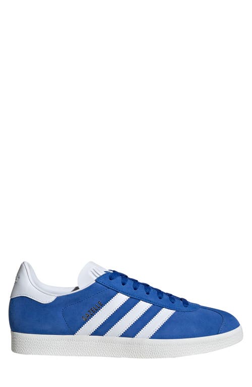 Shop Adidas Originals Adidas Gazelle Sneaker In Blue/white/white