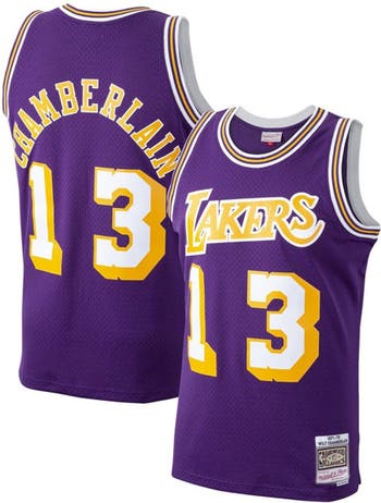 Los Angeles Lakers Mitchell & Ness Hardwood Classics Legendary Slub  Pullover Hoodie - Purple