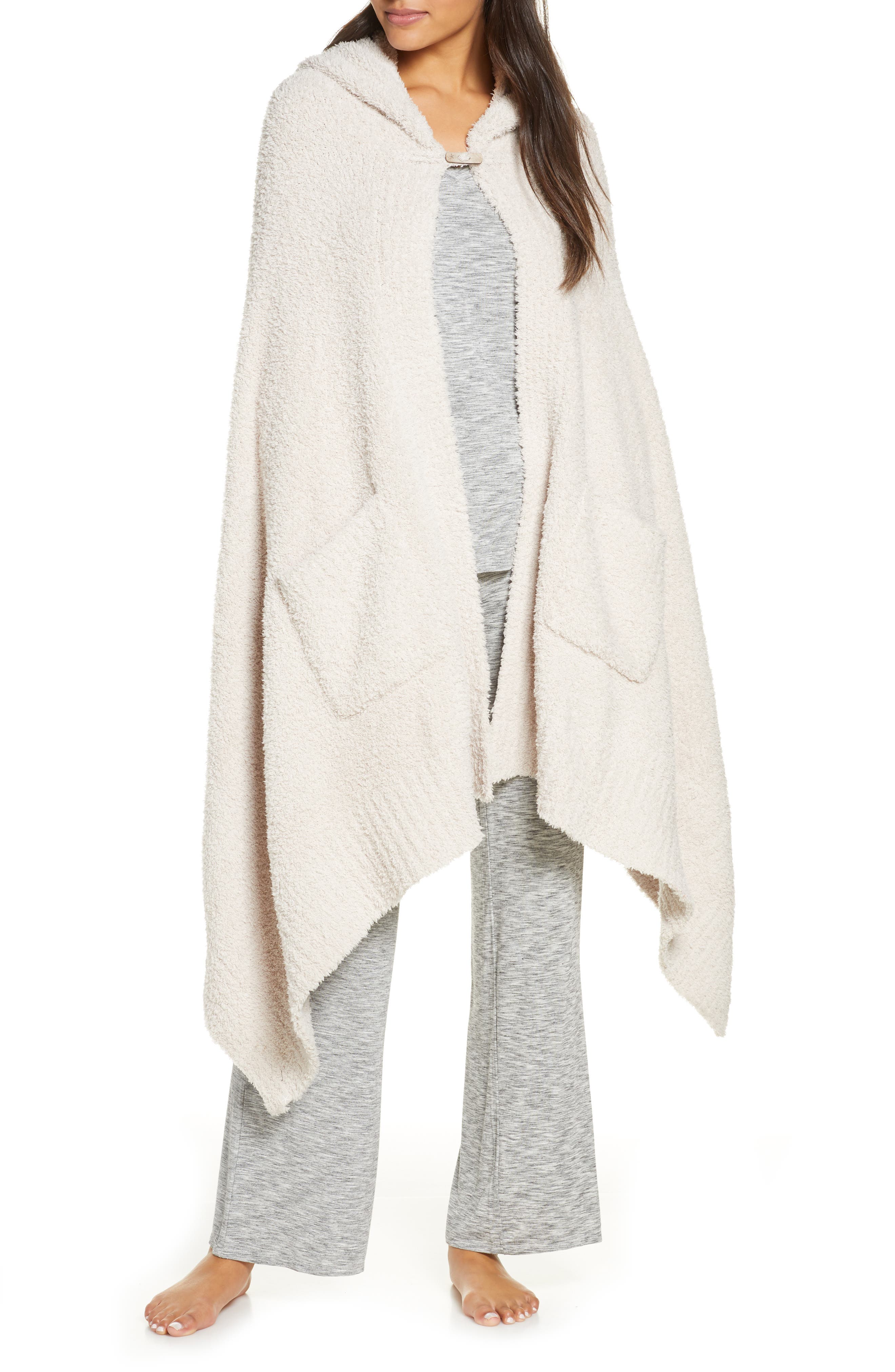 barefoot dreams wrap with pockets