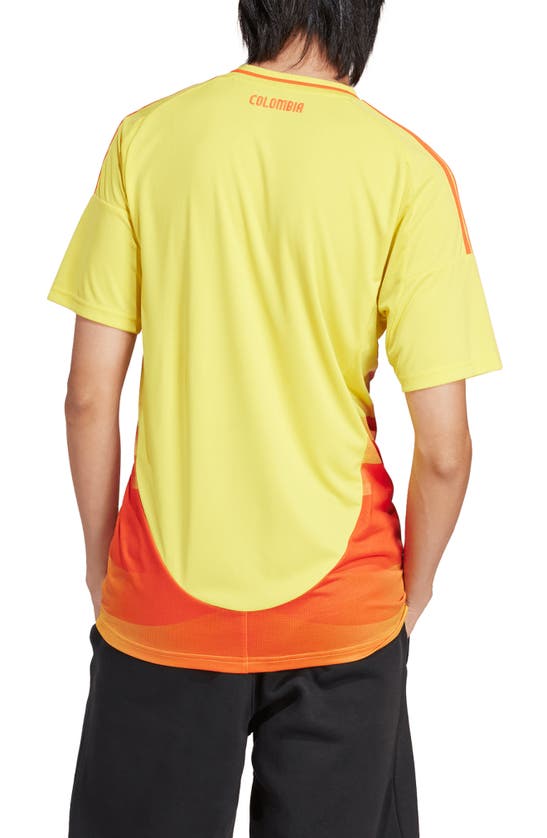 Shop Adidas Originals Colombia 2024 Home Soccer Jersey In Impact Yellow