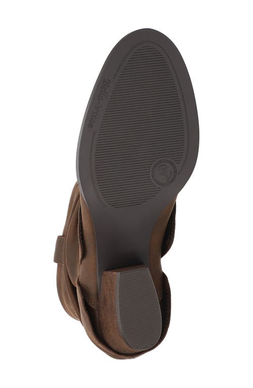 Bella Vita Women's Twyla Slouch Block Heel Ankle Boots In Brown