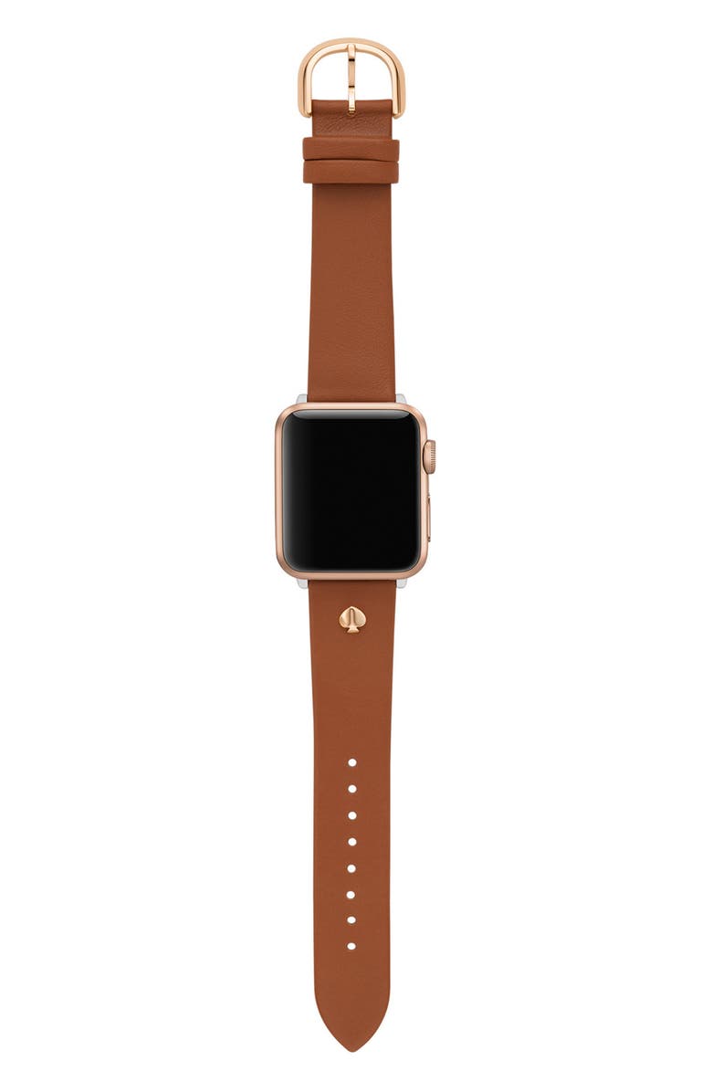 kate spade new york leather 15mm Apple Watch® watchband | Nordstrom