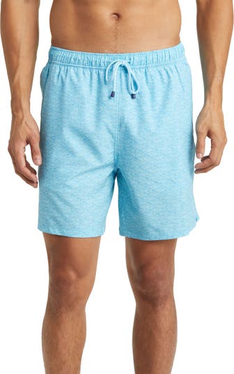 Peter Millar Ocean Traffic Fish Print Swim Trunks | Nordstrom