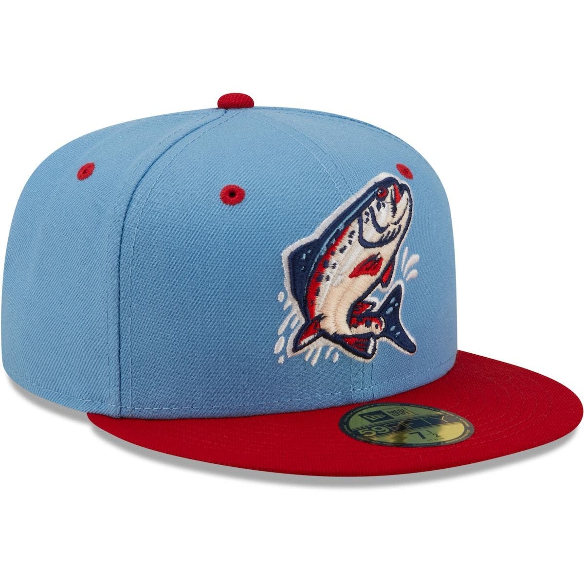 New Era Men's New Era Light Blue Spokane Indians Alternate Authentic