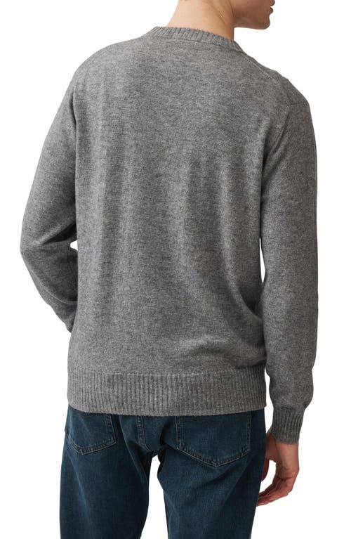 Shop Rodd & Gunn Christchurch Wool & Cashmere Crewneck Sweater In Fog