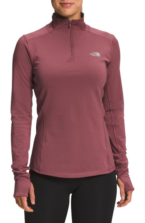 The North Face Warm Half Zip Pullover in Wild Ginger