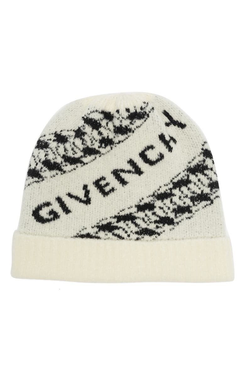 Givenchy Chain Logo Wool Beanie | Nordstromrack